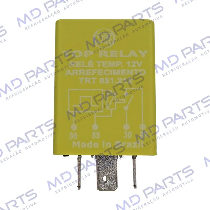 Relé Temporizador 12 Volts 4 Terminais sem Suporte do Ventilador do Radiador Chevrolet Celta / Corsa OEM: 93235361