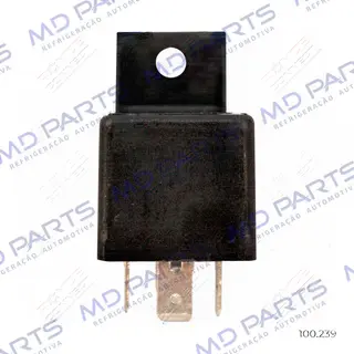 Relé Ar Condicionado Universal Chevrolet Vectra/ D20/ Volkswagen/ Peugeot/ Renault/ Citröen 5 Pinos - 40/10 Ampéres c/Suporte - 12 Volts