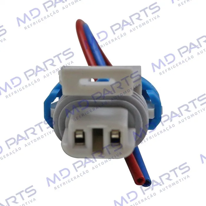Chicote Conector 2 Vias Magnético Compressor CVC Denso/ Delphi/ Mahle/ Fiat Palio Fire/ Uno Fire/ Doblo/ Mobi 2014>/ Punto/ Chevrolet Astra/ Vectra/ Celta/ Prisma/ Corsa/ Montana/ S10 — foto 4
