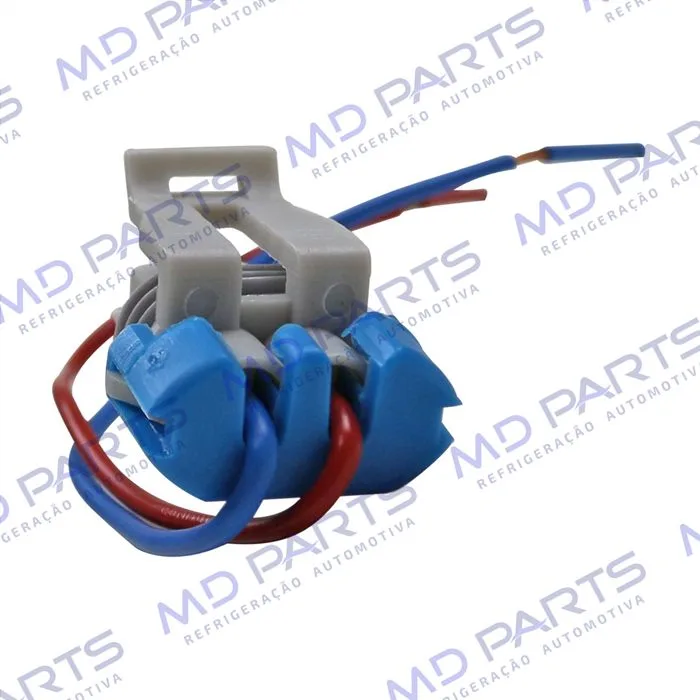 Chicote Conector 2 Vias Magnético Compressor CVC Denso/ Delphi/ Mahle/ Fiat Palio Fire/ Uno Fire/ Doblo/ Mobi 2014>/ Punto/ Chevrolet Astra/ Vectra/ Celta/ Prisma/ Corsa/ Montana/ S10 — foto 5