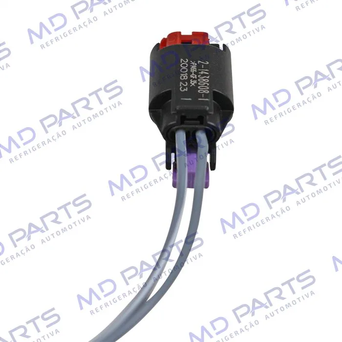 Chicote Conector 2 Vias Válvula Torre Eletrônica Compressor Mahle Fiat/ Jeep Renegade/ Compass/ Toro — foto 4