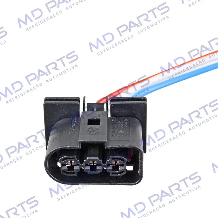 Chicote Conector 3 Vias Motor do Eletroventilador e Resistência Eletroventilador Citröen / Peugeot — foto 3