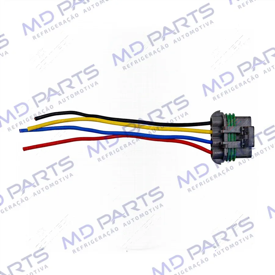 Chicote Conector 4 Vias da Resistência RC.420.107 da Caixa Evaporadora Caminhão Mercedes Benz Axor/ Atego