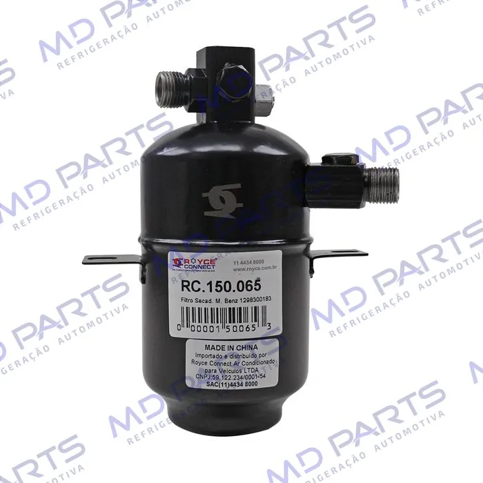 Filtro Secador Mercedes Benz 1990 Até 1996 SL320/ SL500/ SL600 R134A OEM: 1298300183