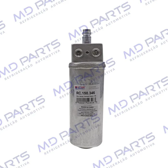 Filtro Secador Renault Scenic 1.6 16v. / 2.0 8v. 1999 Até 2000/ Megane >2004 R134a OEM :77.00.423.936