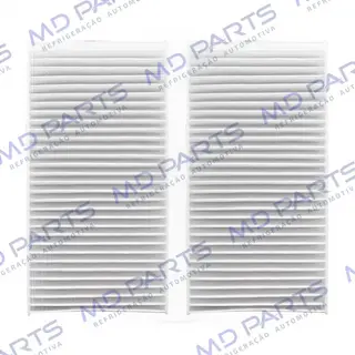 Filtro de Cabine Kia Cerato Flex 122CV 2014> / Jeep Cherokee 3.7 V6 205CV 2009 Até 2012 / Dodge Nitro 4x4 Com 2 Pçs OEM: 68033193AA