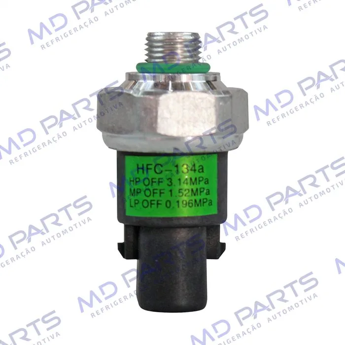 Pressostato Alta Toyota Corolla 1997 Até 2002/ Camry 1993 Até 1996/ Passeo 1994 Até 1995/ Rav4 1994 Até 2000/ SW4 1993 Até 1996 4 Vias Denso R134a BB OEM: 443.440-0010 — foto 3