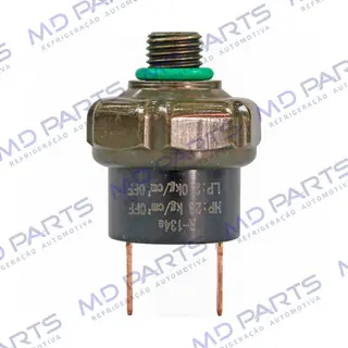 Pressostato Universal de Alta e Baixa Máquina Trator Valtra HP: 28 kgf/cm² / LP: 2 kgf/cm² R134a OEM: 32844300