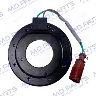 Magnético do Compressor Modelo Sanden Importado Volkswagen Polo 1.0 TSI/ T-Cross 1.0 TSI 2022>/ Virtus 1.4 Turbo 2022> - 12 Volts