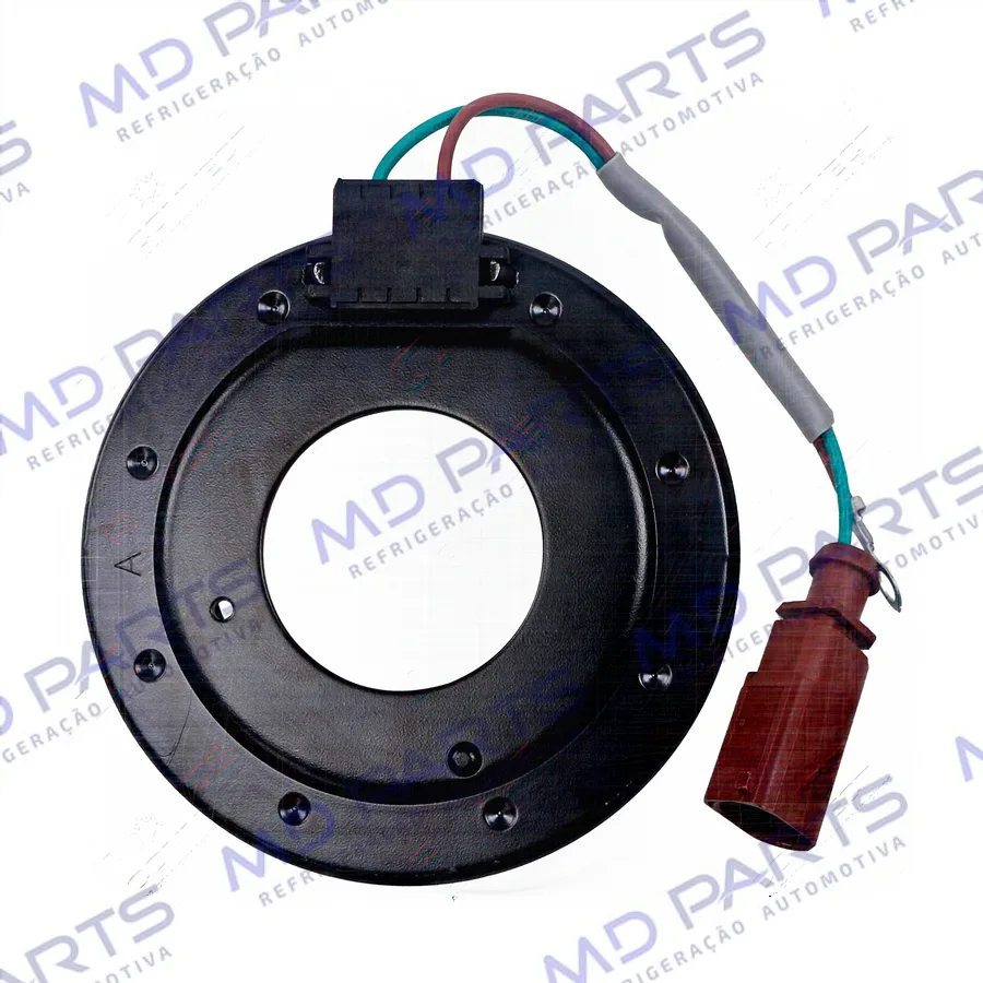 Magnético do Compressor Modelo Sanden Importado Volkswagen Polo 1.0 TSI/ T-Cross 1.0 TSI 2022>/ Virtus 1.4 Turbo 2022> - 12 Volts