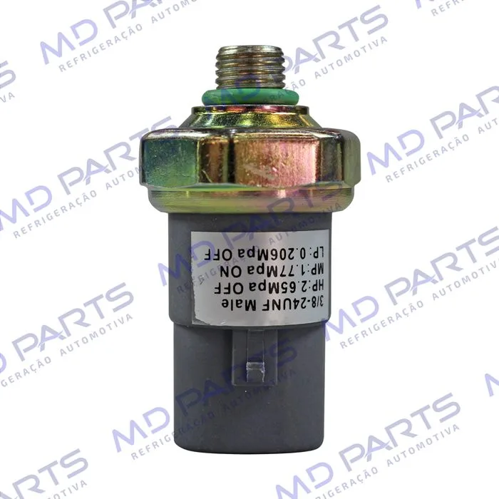 Pressostato Alta Fiat Uno 1.0/ 1.5 1994 Até 1998/ Corsa 1999 Até 2001 4 Vias BB OEM: 113.440.2120 — foto 3