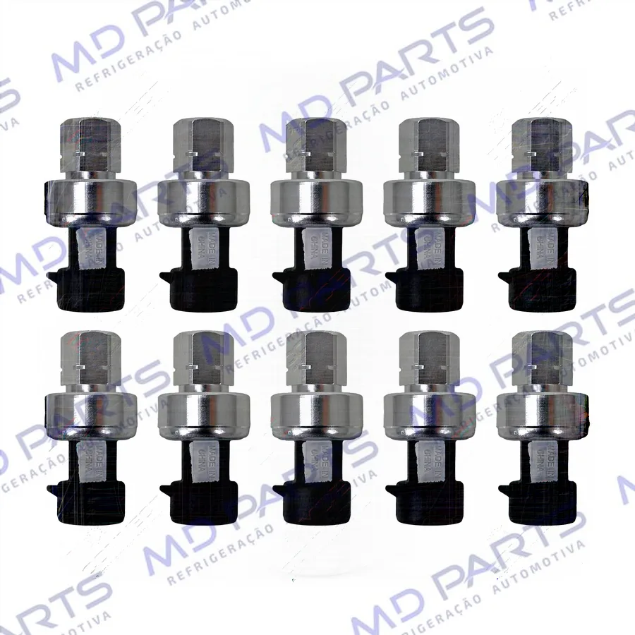 Pressostato/ Transdutor Alta 3 Pinos Chevrolet Vectra/ Astra/ Celta/ Kadett/ S10/ Palio/ Clio/ Scenic/ Fluence/ Jeep Renegade OEM: 90277341/ 9E5Z19712A/ 6E5Z19D594AA/ 50550372 BB - Pacote com 10 PEÇAS