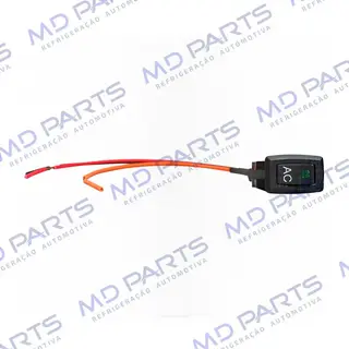 Interruptor do Ar Condicionado Universal Retangular 20x10mm - 12 Volts