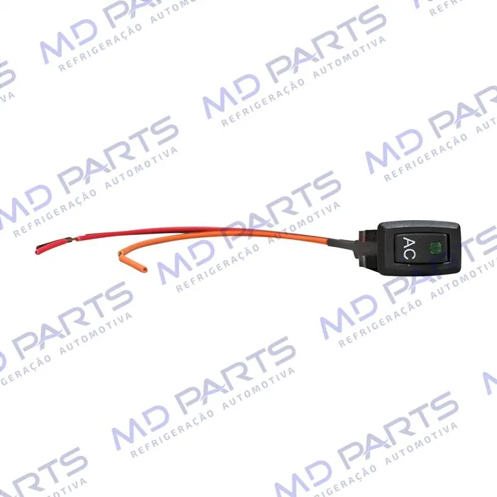 Interruptor do Ar Condicionado Universal Retangular 20x10mm - 12 Volts