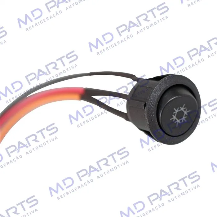Interruptor do Ar Condicionado Universal Redondo 17mm - 12 Volts — foto 2