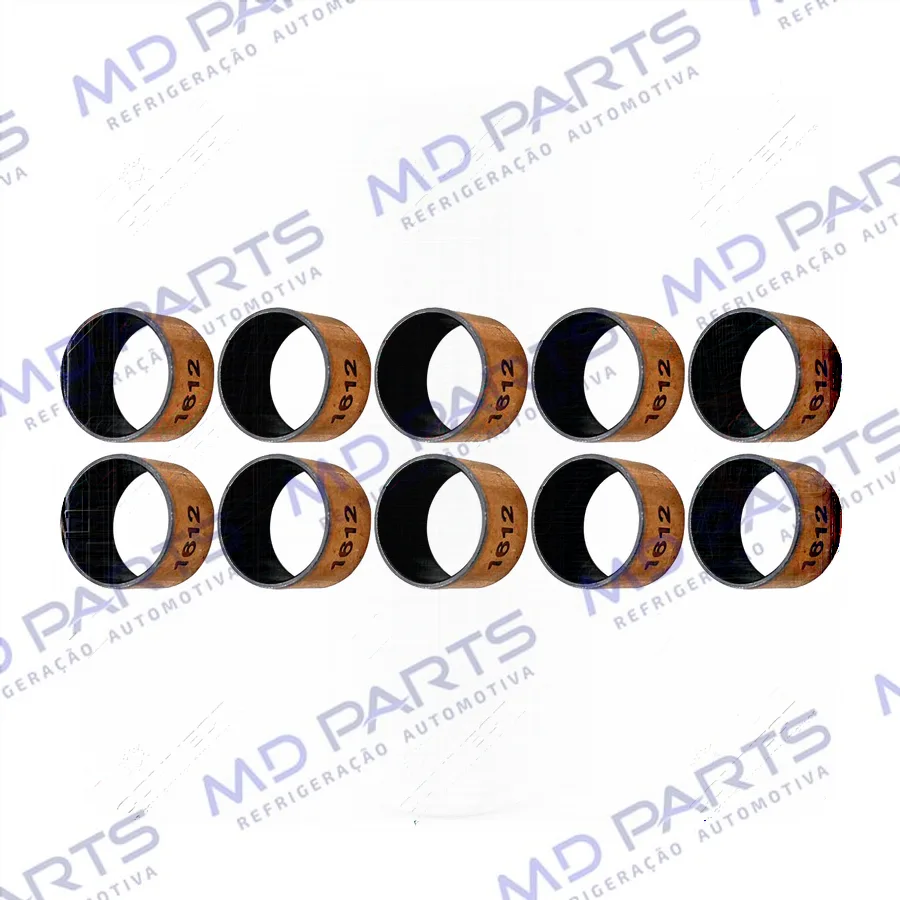 Bucha do Eixo da Tampa RC.501.120 do Compressor Mahle ACP221 Fiat Toro 2016>/ Jeep Renegade 1.8/2.0 / Compass Diesel 2016> - Pacote com 10 Pçs