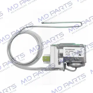Termostato Automático Blindado Robertshaw Volkswagen Gol/ Parati/ Saveiro 1996> Capilar 600mm OEM: 377959281A