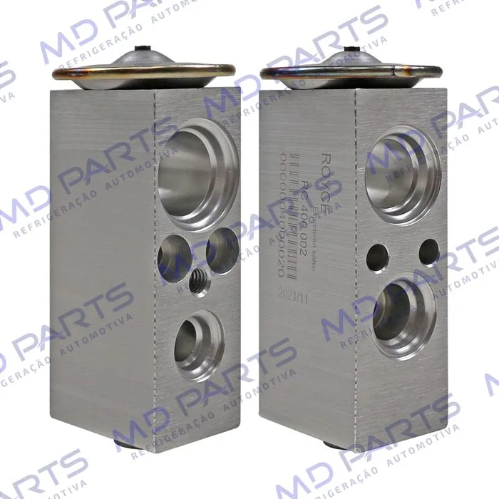 Válvula Expansão Block 1,5t O'ring Peugeot 405/406 / BMW/ MB/ Renault 19/Clio / Xsara Picasso/ Vectra >1996/ Corsa 2003>/ Golf 1995>/ Escort 1993 Até 2003/ Zafira/ Montana/ Scania 2008> Qualidade BB — foto 2