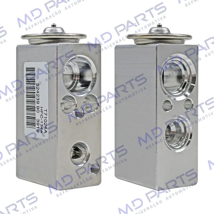 Válvula de Expansão VALEO Renault Master/Fluence/Sandero/Logan 2013>/ Fiat Uno 2010/ Palio 2012> Cronos/Argo 2013>/ Jeep Renegade 2013>/ Máquina Trator Case Patriot 250 a 350 Farmal 110A a 130A/ New Holland T4/T5 — foto 2