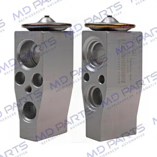 Válvula de Expansão Block Volkswagen Golf GTI 2015> Polo / Virtus / T-Cross/ Nivus OEM: 2QB816103A Valeo OEM: 2QB816679C Mahle