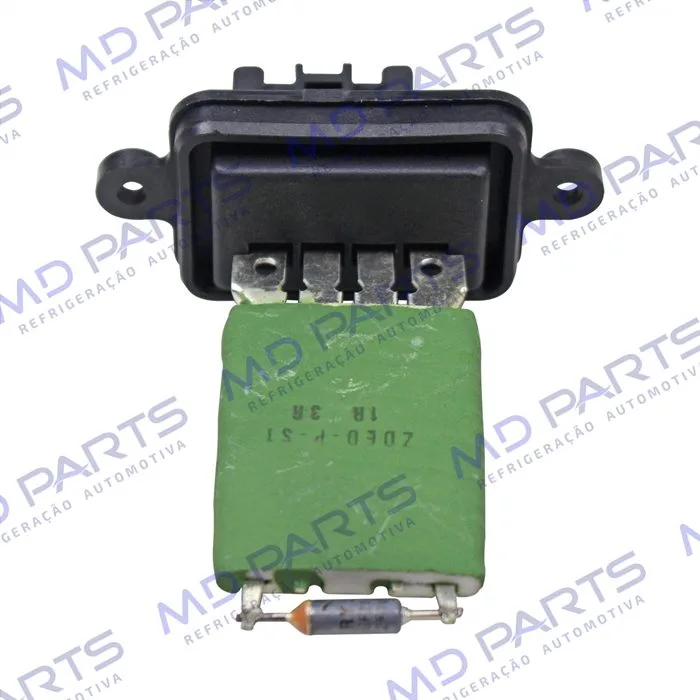Resistência da Caixa Evaporadora Volkswagen Gol G2/G3/G4 Sem Ar Cond 3 Velocidades - 12 Volts — foto 5