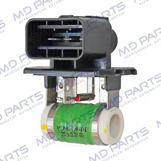Resistência do Eletroventilador do Radiador Hyundai HB20 2012>/ Veloster/ IX35/ Kia Cerato - 12 Volts OEM: 253851M000