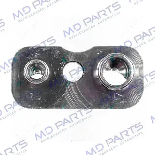 Válvula Conector Compressor Delphi para Adaptação Chevrolet Astra Antigo - Alumínio