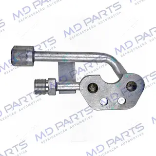 Conector Adaptador do Compressor 7B10 para Adaptação no Chevrolet Corsa com Compressor Zexel - Alumínio