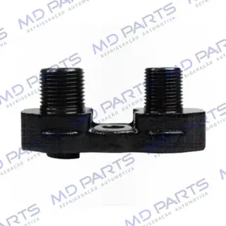 Conector Adaptador Horizontal Compressor 7H15 3/4``x7/8`` - Aço