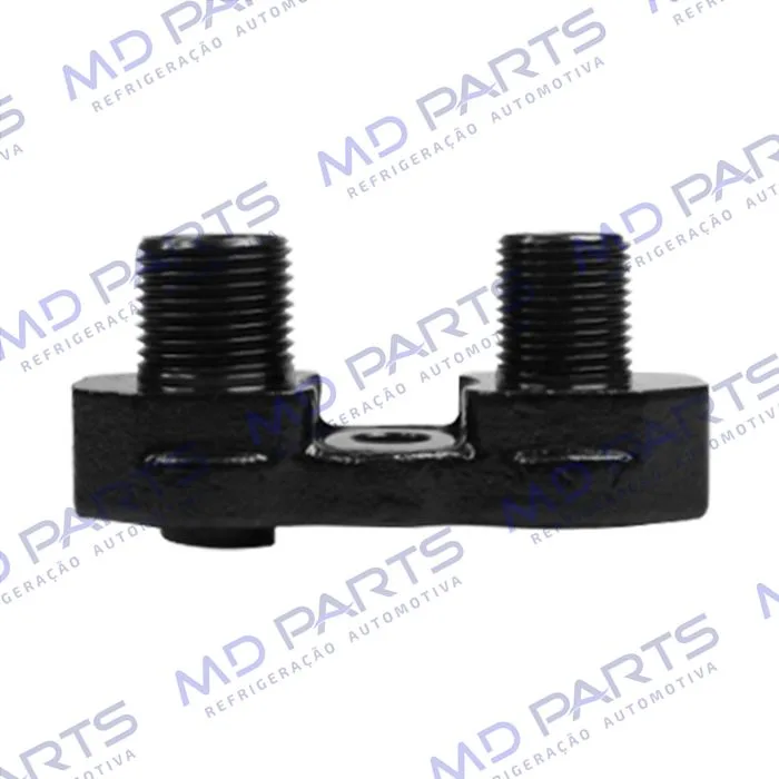 Conector Adaptador Horizontal Compressor 7H15 3/4``x7/8`` - Aço