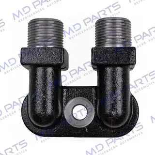 Conector Adaptador Vertical Compressor 7H15 1``x1`` - Aço