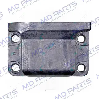 Válvula de Sucção e Descarga do Compressor Denso 10P15 Caminhão Mercedes Benz Accelo 915 / Axor 2638/ Ford Cargo Todos - Alumínio