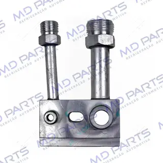 Conector para Instalação da Caixa Evaporadora Traseira Renault Master 2013> - Alumínio