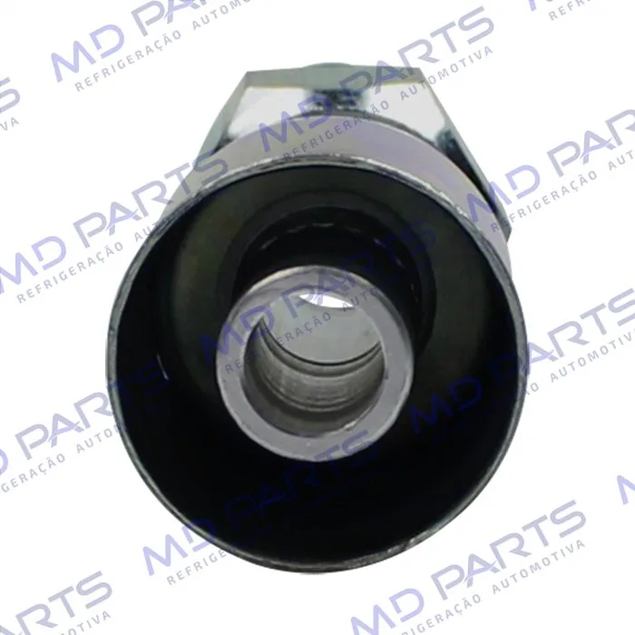 Conexão Flare Reta Fêmea 10mm Aluminio c/Clip — foto 4