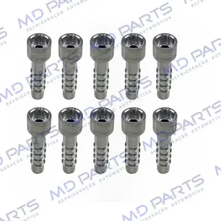 Conexão Salva Vida 06mm Aluminio Encaixe Interno Pacote Com 10 Pçs