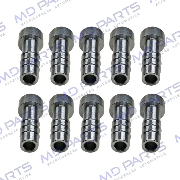 Conexão Salva Vida 10mm Aluminio Encaixe Interno Pacote Com 10 Pçs — foto 2