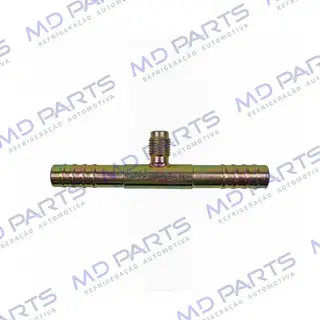 Emenda 08mm Aço c/Válvula de Serviço R12 s/Clip