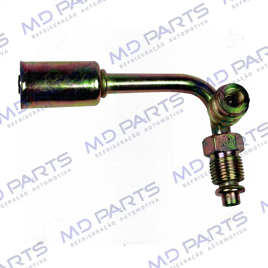 Conexão 06mm Aço 90º da Mangueira Filtro ao Evaporador Volkswagen Santana R134a