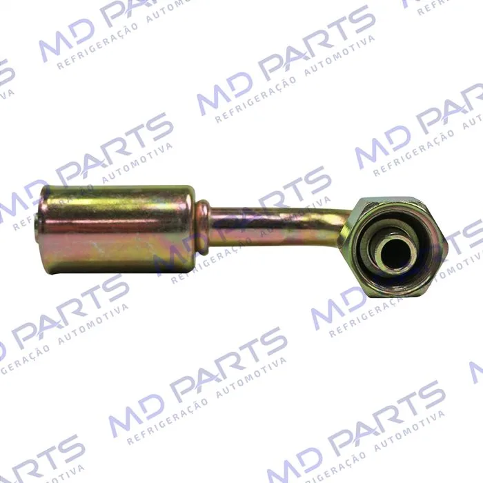 Conexão 06mm Aço 90º da Mangueira do Condensador ao Filtro Volkswagen Santana R134a — foto 2