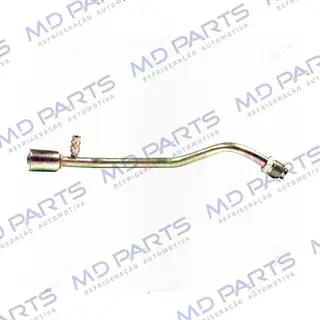 Conexão Aço Curva 10mm da Mangueira do Evaporador Ao Compressor Volkswagen Santana R134a