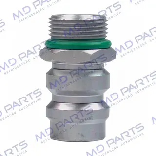 Válvula Engate Rapido R134a M15x1 Alta Pressão Caminhão Mercedes Benz Axor OEM: 0018306384
