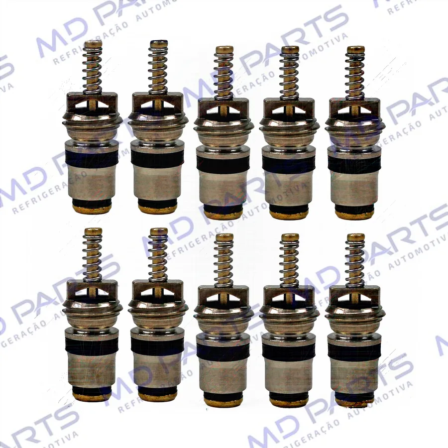 Núcleo Válvula Schrader Large-Bore Rosca M8 Renault Clio / Peugeot 206/ Caminhão Volvo FH Pacote Com 10 Pçs