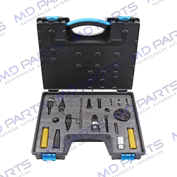 Caixa Ferramenta Saca e Instala Selo e Polia para Compressor Harrison Denso 6P148 York Sanden 507/508/510 — foto 5