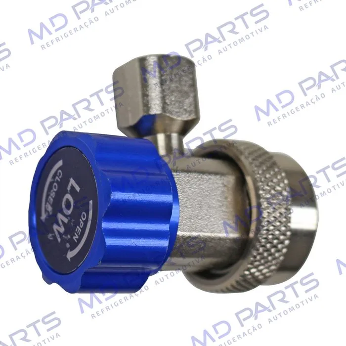 Bico Manômetro Baixa R134A Engate Rápido Importado — foto 2