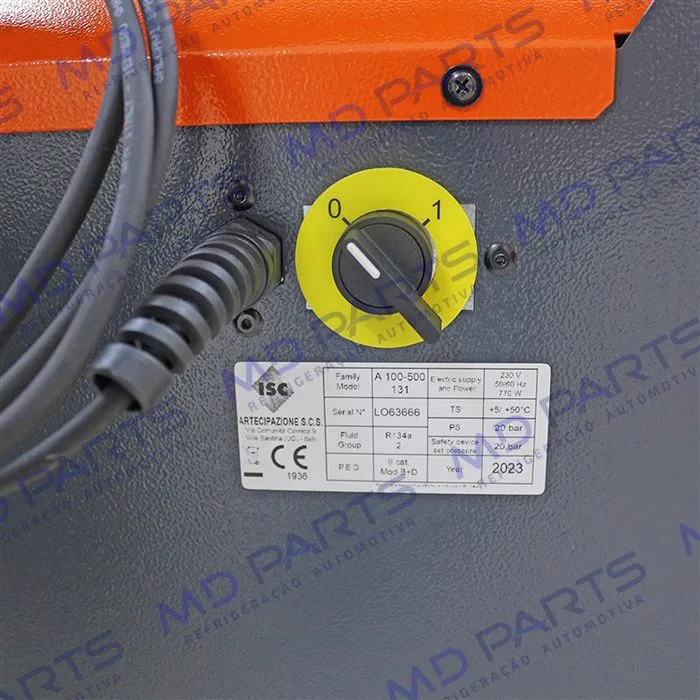 Estação para Manutenção de Ar Condicionado ISC Rally Pro R134-A - 220v — foto 8