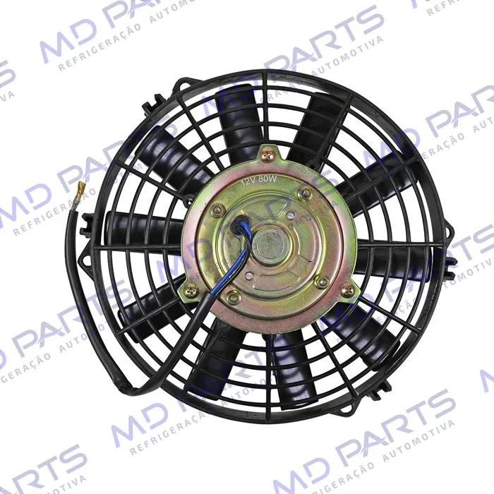 Eletroventilador Universal 09 Polegadas Pás Reta - 12 Volts