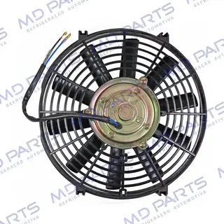 Eletroventilador Universal 10 Polegadas Pás Reta - 12 Volts