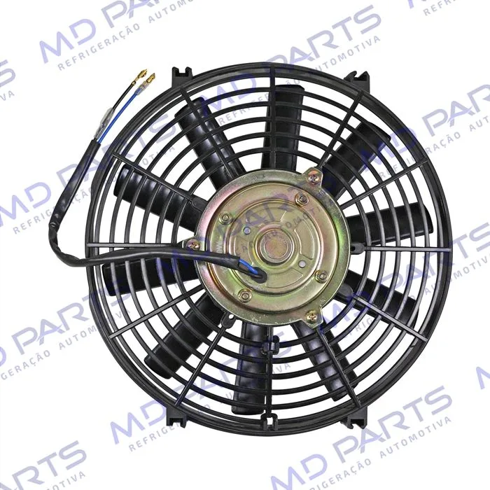 Eletroventilador Universal 10 Polegadas Pás Reta - 12 Volts