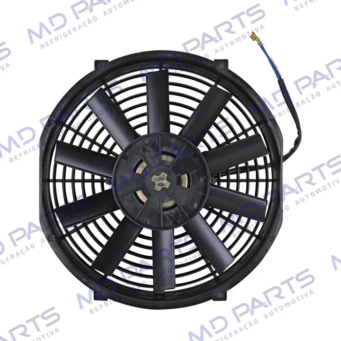 Eletroventilador Universal 10 Polegadas Pás Reta - 12 Volts — foto 2