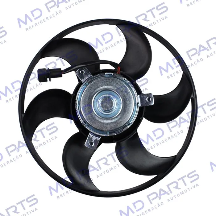 Eletroventilador do Radiador Volkswagen Gol G3 1.0 Turbo 1.6/ 1.8/ 2.0 1999> c/ Ar Condicionado 320mm - 12 Volts — foto 2